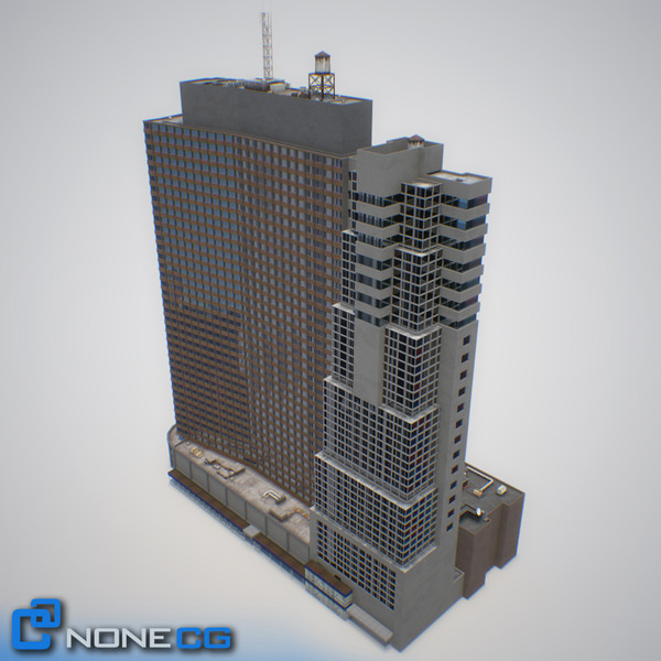 3d sheraton 7th avenue building - NYC Building Sheraton 7th Avenue... by NONECG